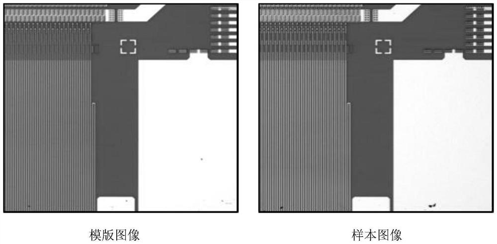 Complex background image defect detection method based on frequency domain template matching