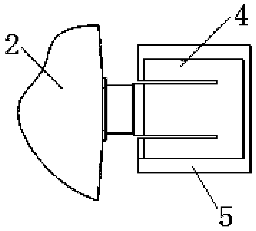 Elastic constraining element for rocket engine thrust measurement