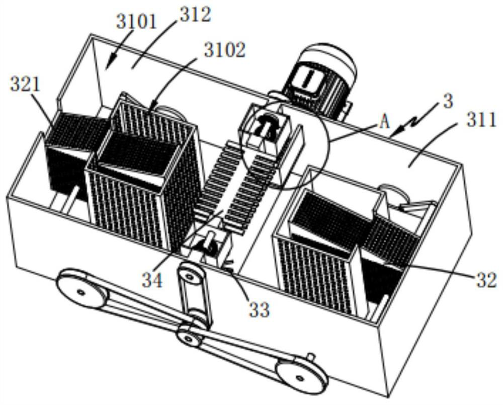 An automatic flipping donut frying guiding device