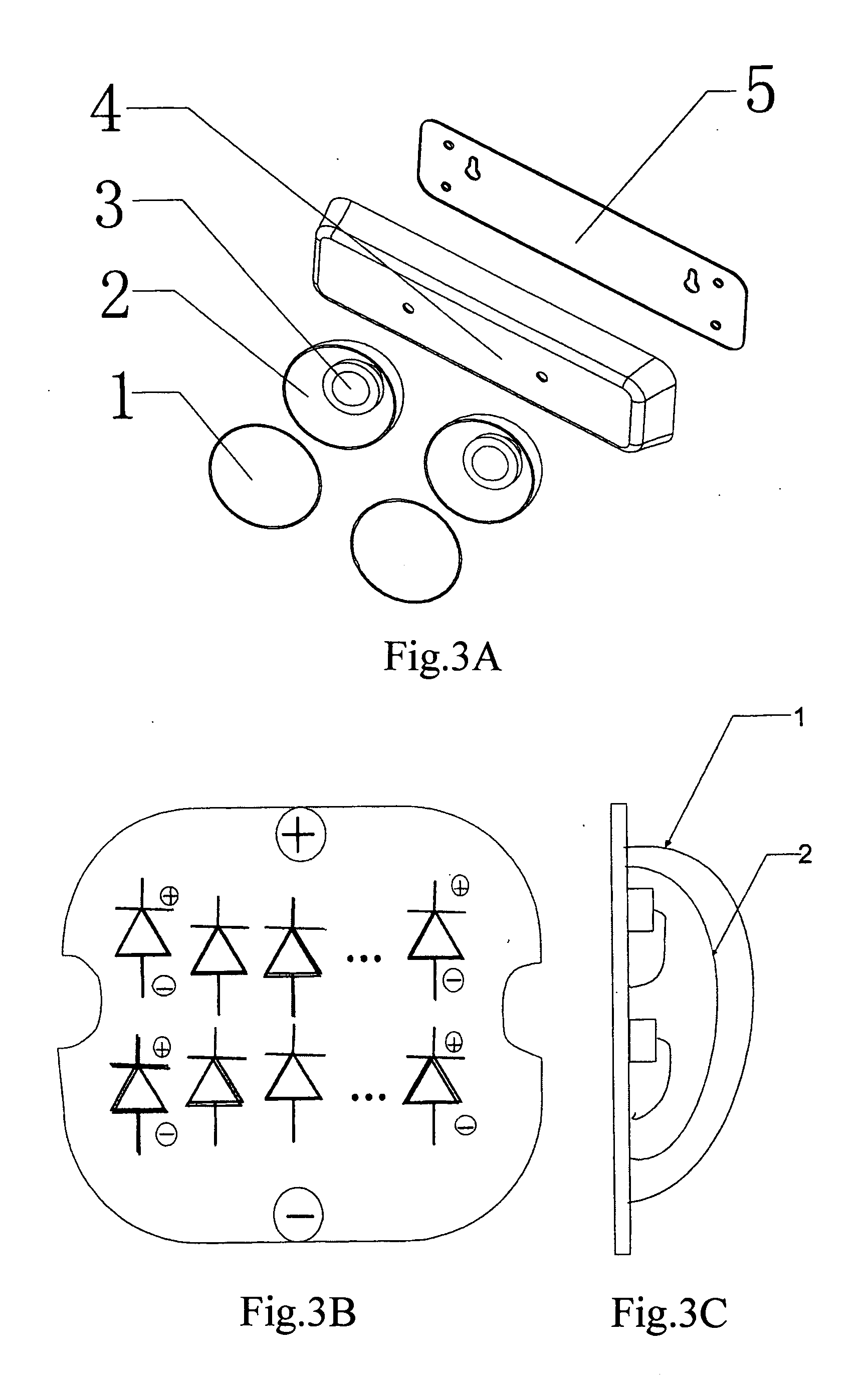 Apparatus integrated with cold light emergency lamp and cold light exit sign