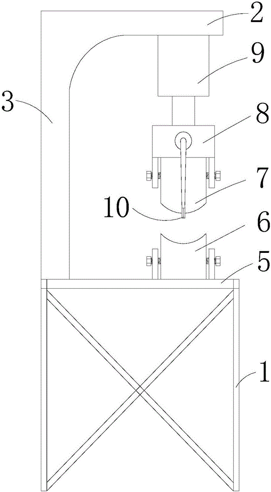 Rapid-positioning bending machine