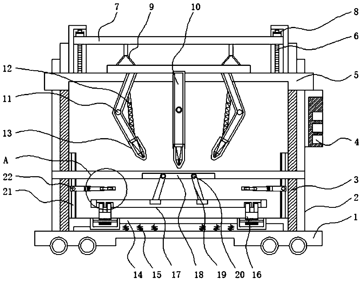 An intelligent engraving device that can be interconnected and can engrave from multiple angles