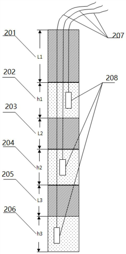 Method and device for segmental blasting in medium and deep holes