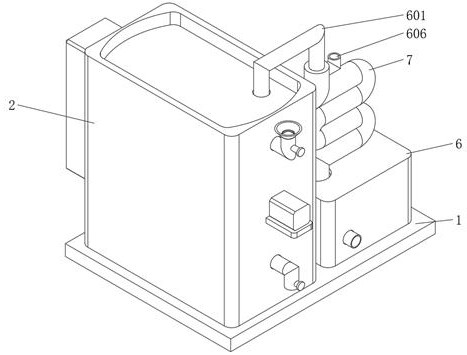 Distillation furnace device for drug intermediates