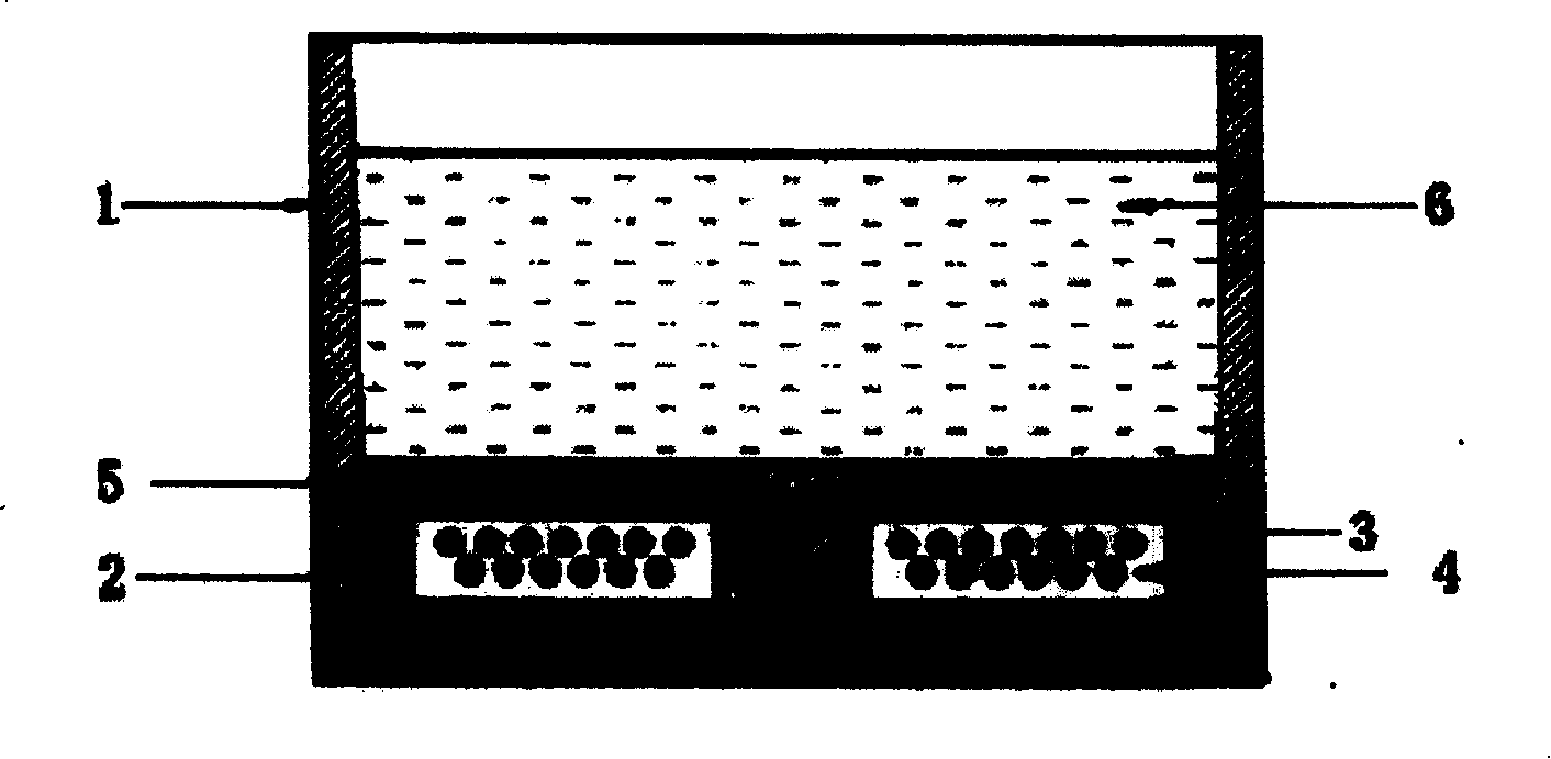 Liquid metal container bottom heating device and application thereof