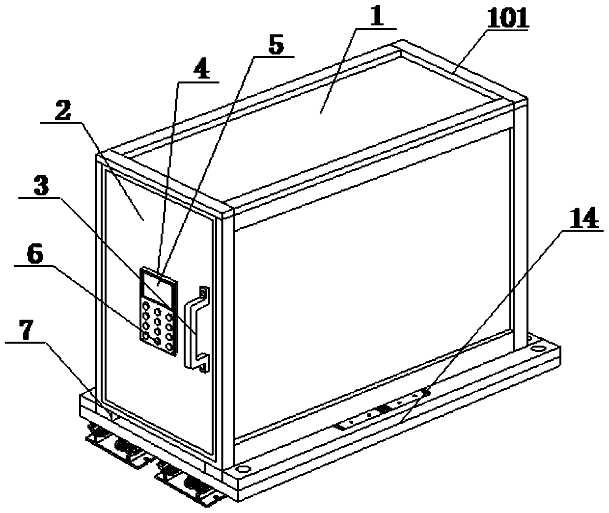 Anti-theft transport box for bonding gold wire