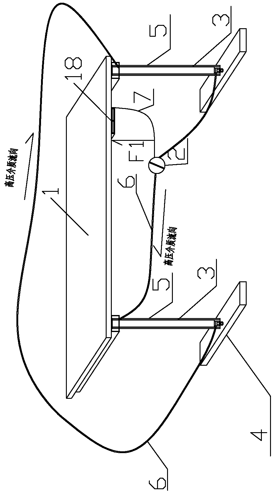 Synchronous lifting table driven by gas springs