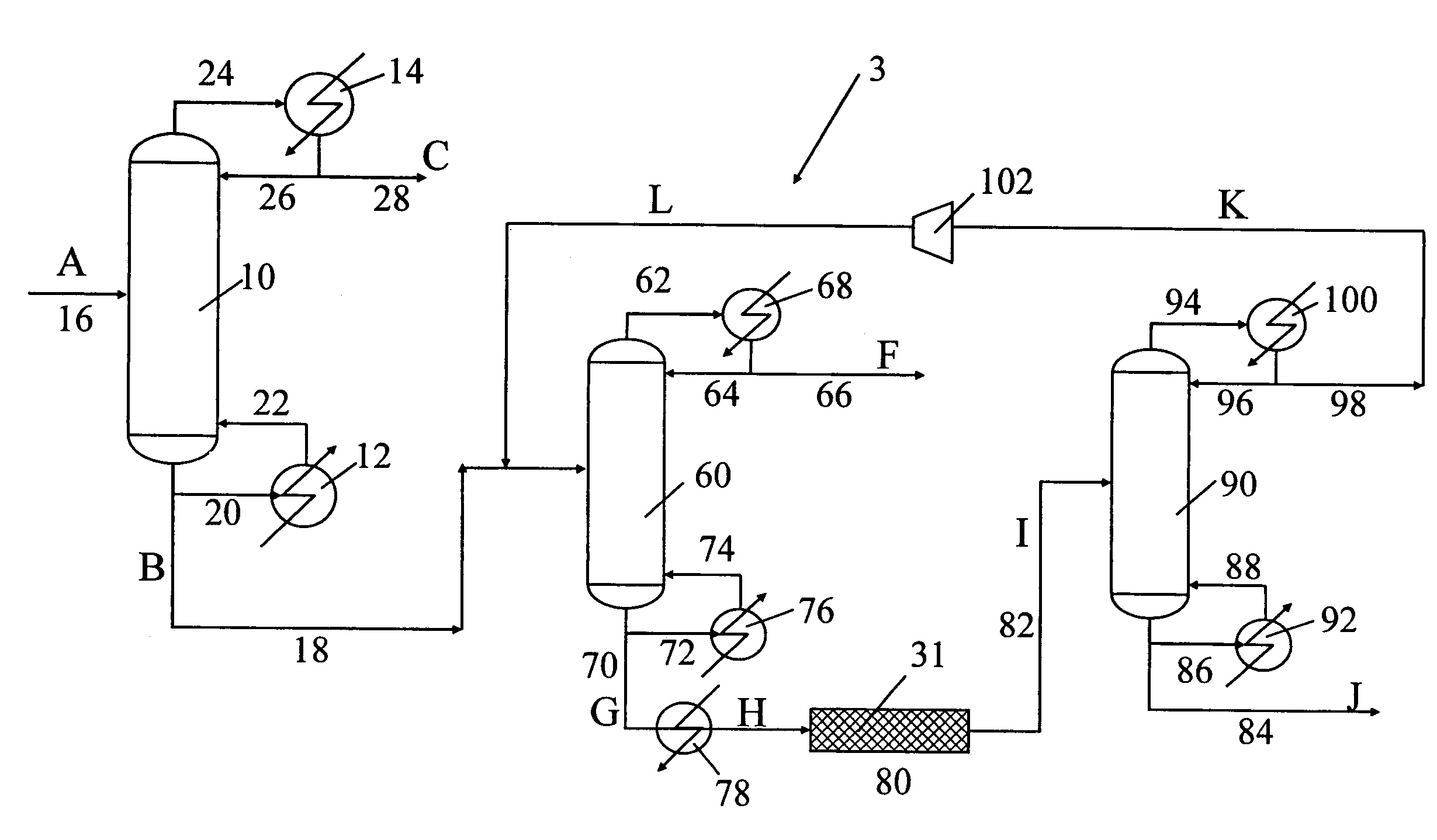 Process for production of isotopes