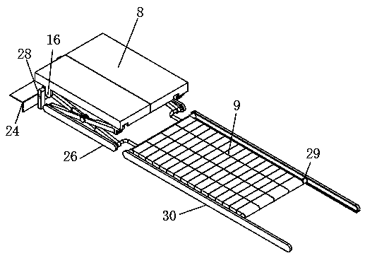 Method and device for dynamically measuring dam break evolution process