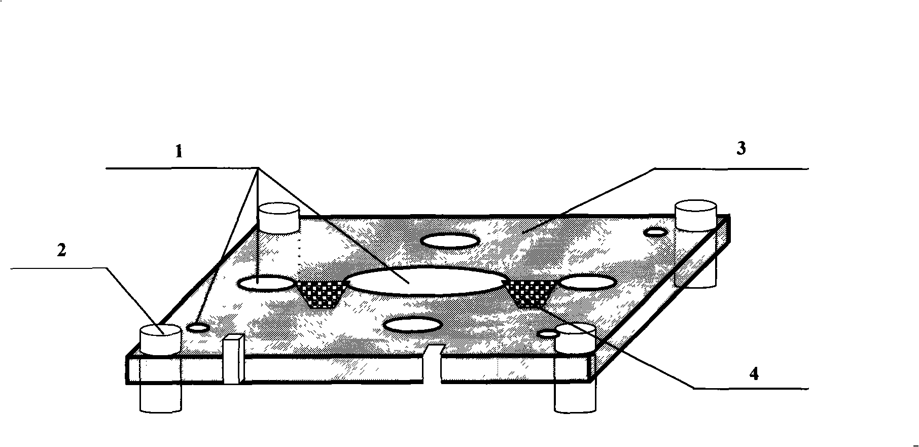 Reactor for removing nitrogen and phosphorus of lake and river water phase by biological and physical synergistic method