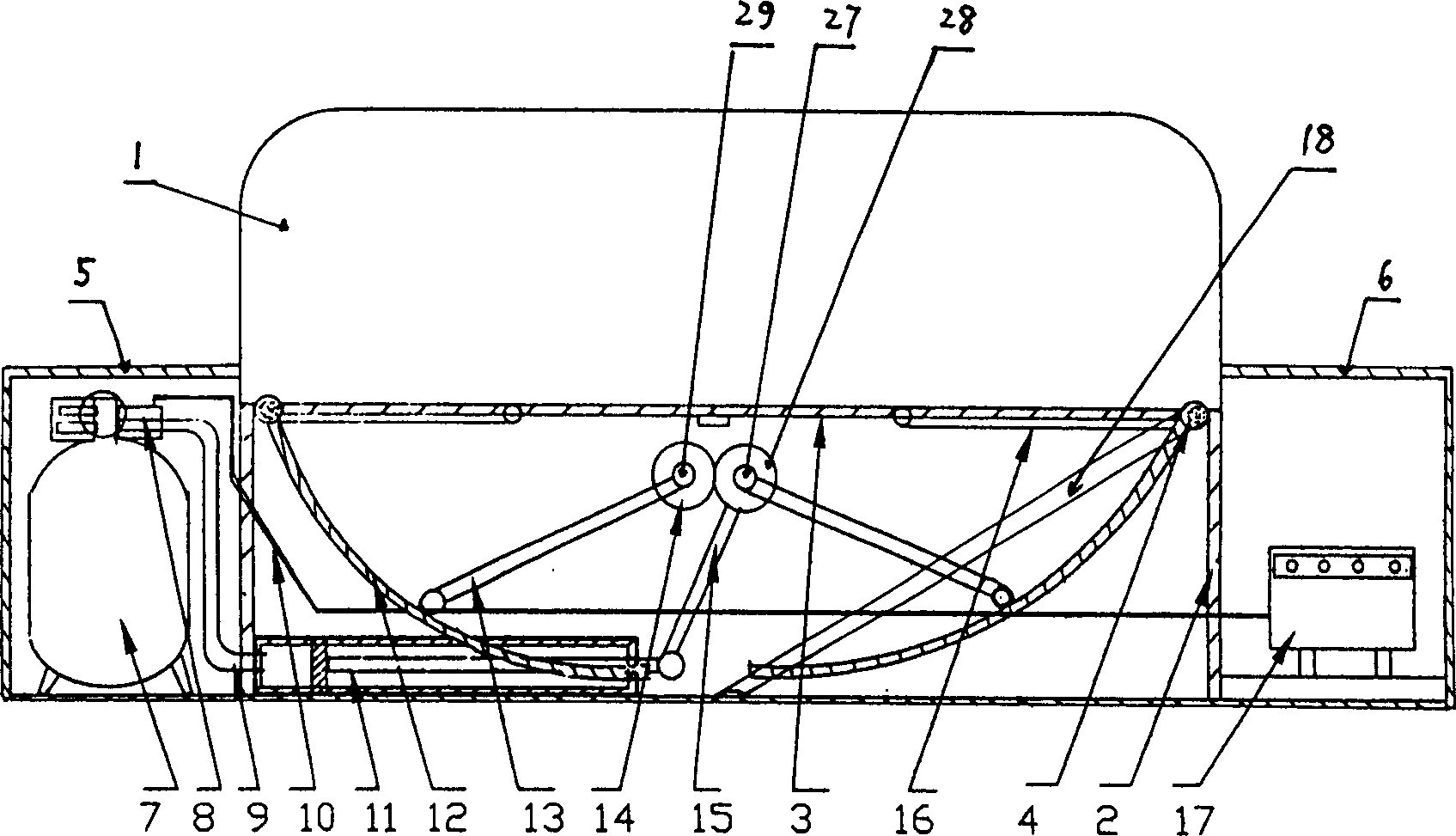 Anti-shock bed