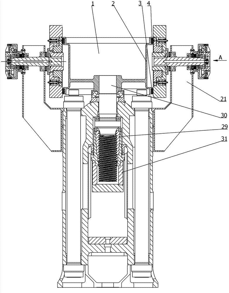 Friction screw press