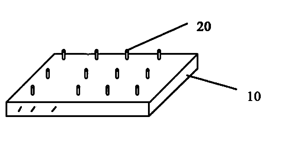 Entirety and part combined identification method of ballastless track damage