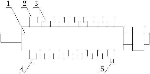 Water-cooled shock absorber