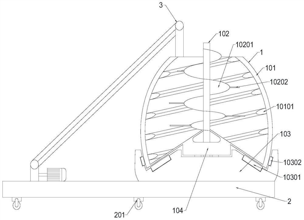 Reciprocating type stirring device