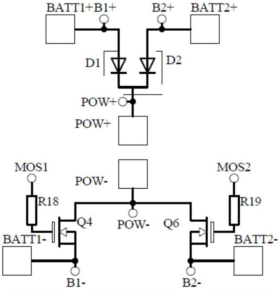 Dual battery pack switching circuit for electric vehicles