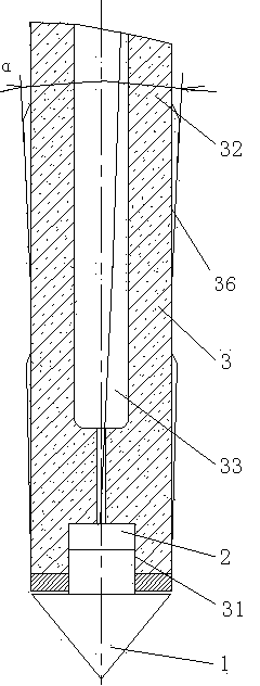 High-bearing-capacity foundation pile and method for processing same and foundation