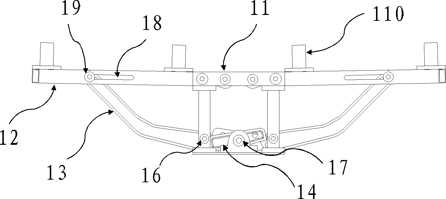 Unfolded-type insulation platform for hot-line work