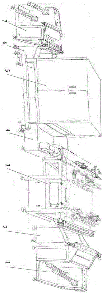 Full automatic reel-to-reel screen process press