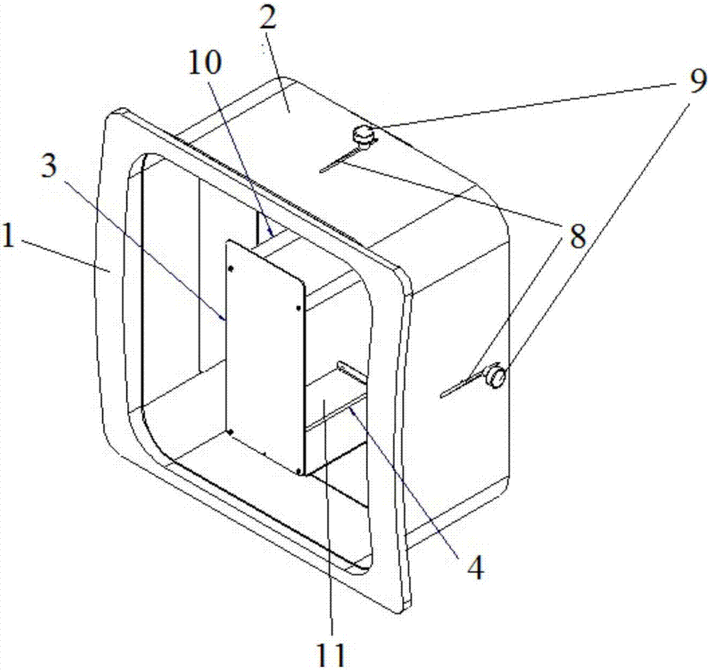 Communication antenna and mounting and detaching method therefor