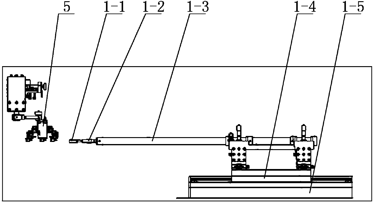 Novel real time efficiency testing table and testing method for high-low temperature non-linear mechanism