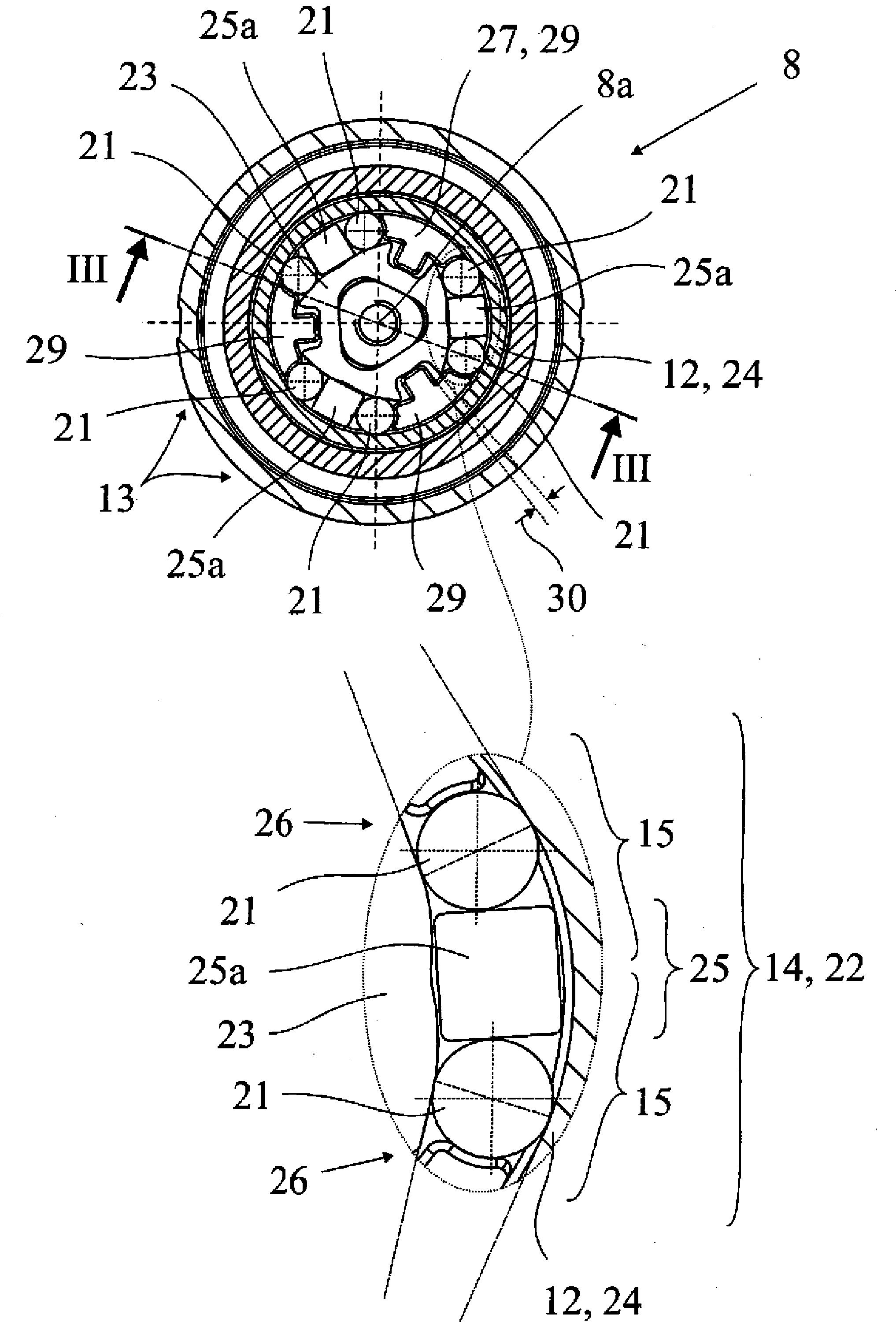 Drive arrangement for an adjustment element of a motor vehicle