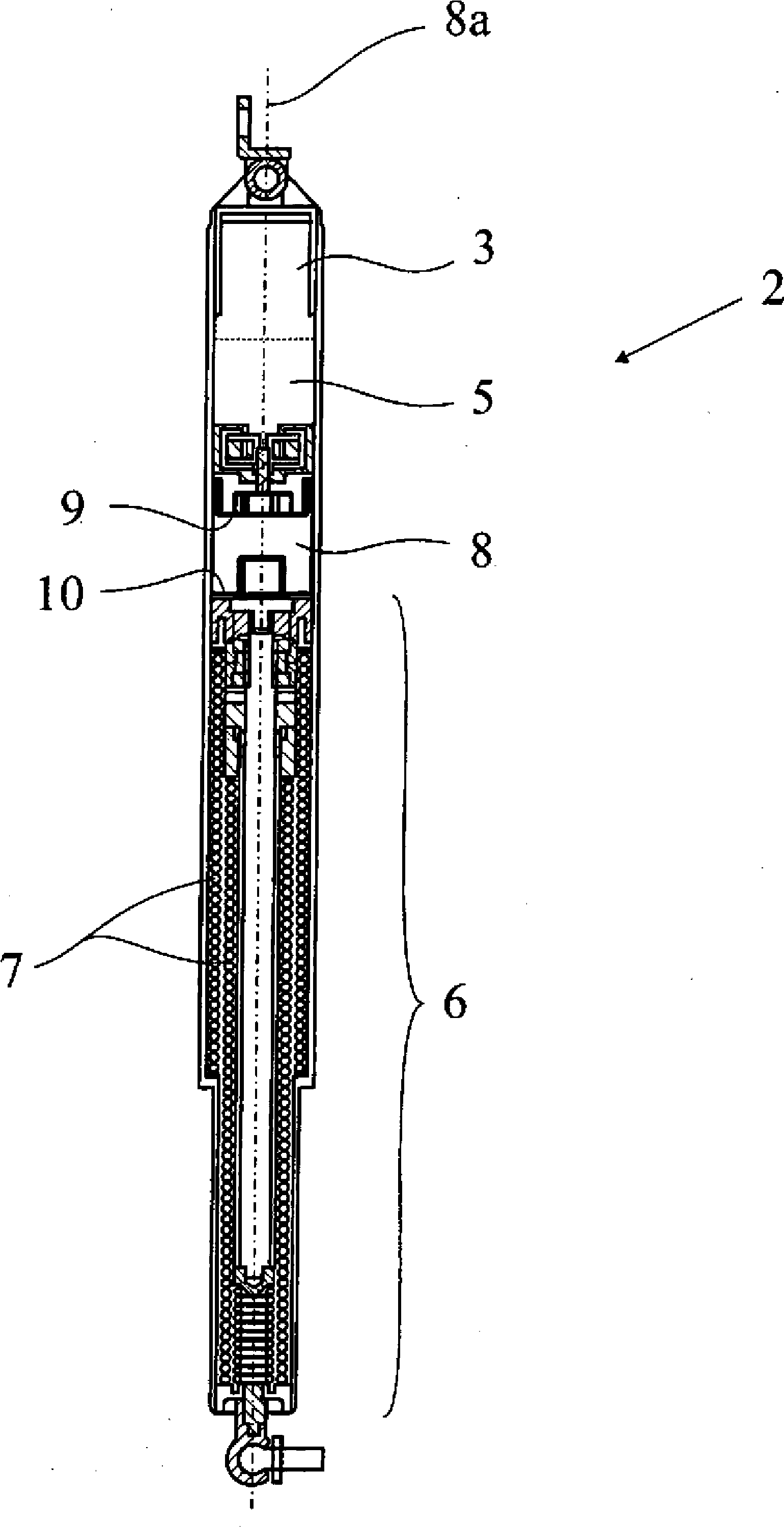 Drive arrangement for an adjustment element of a motor vehicle