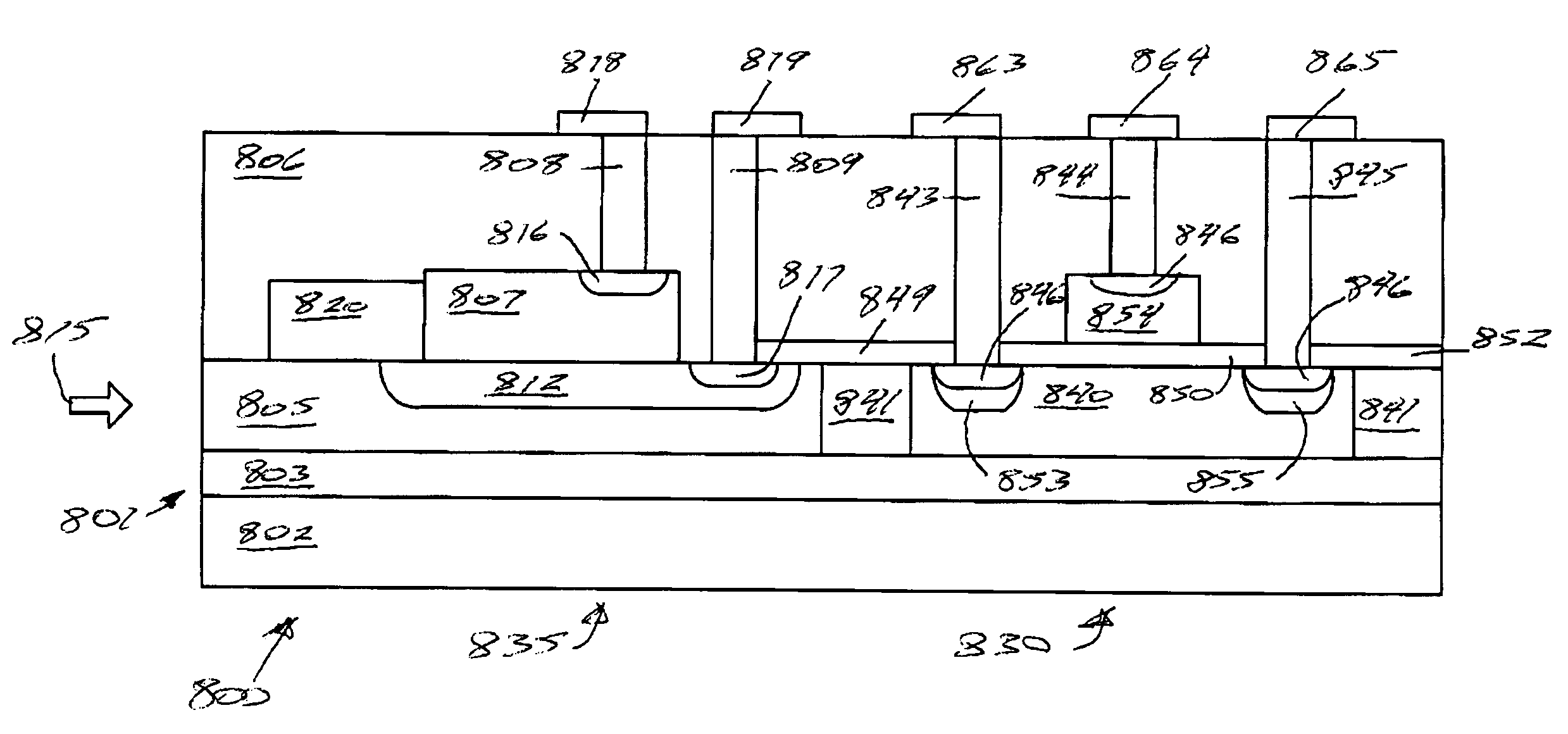 Waveguide photodetector with integrated electronics