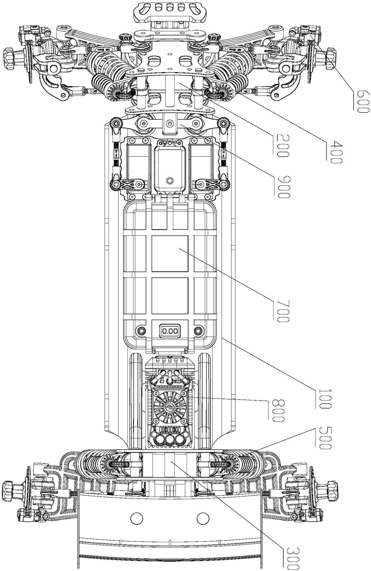 A remote control model car