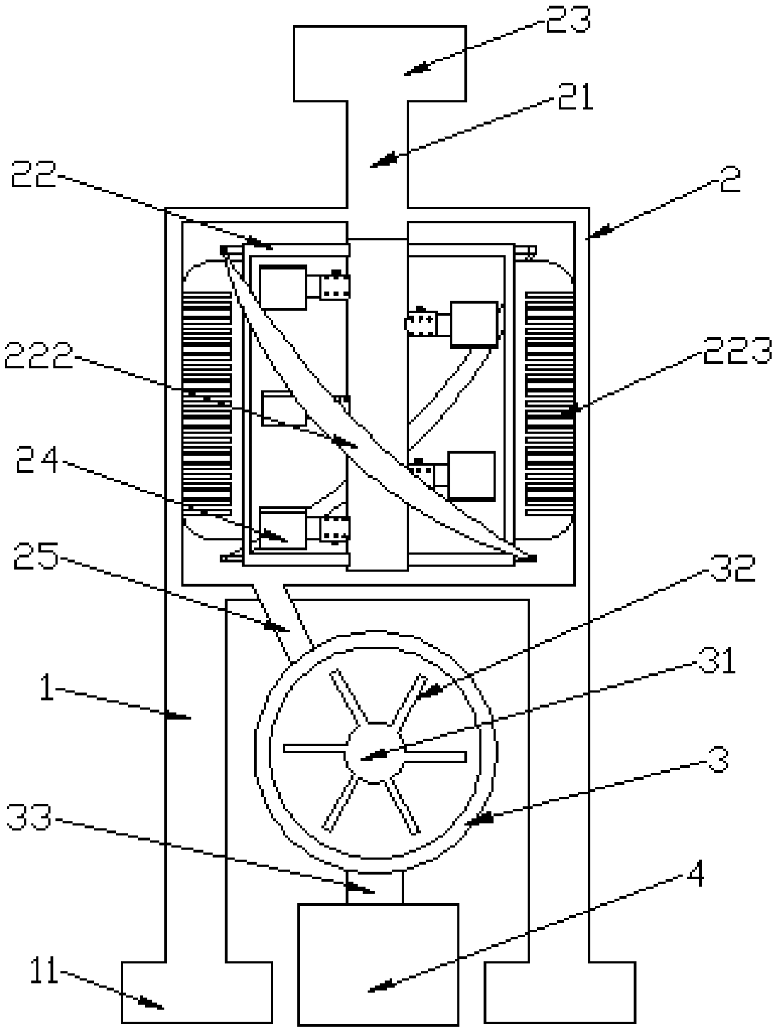 Bacterial manure mixing device containing multi-vitamins