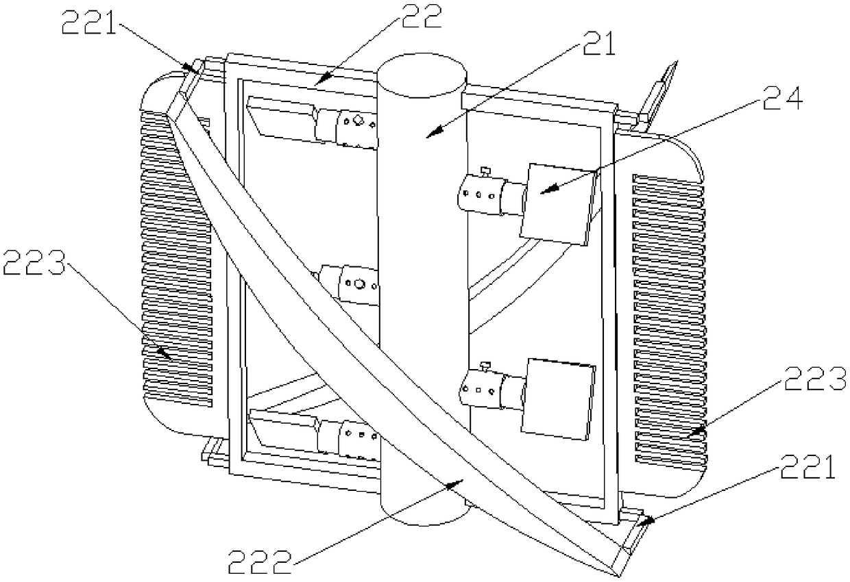 Bacterial manure mixing device containing multi-vitamins