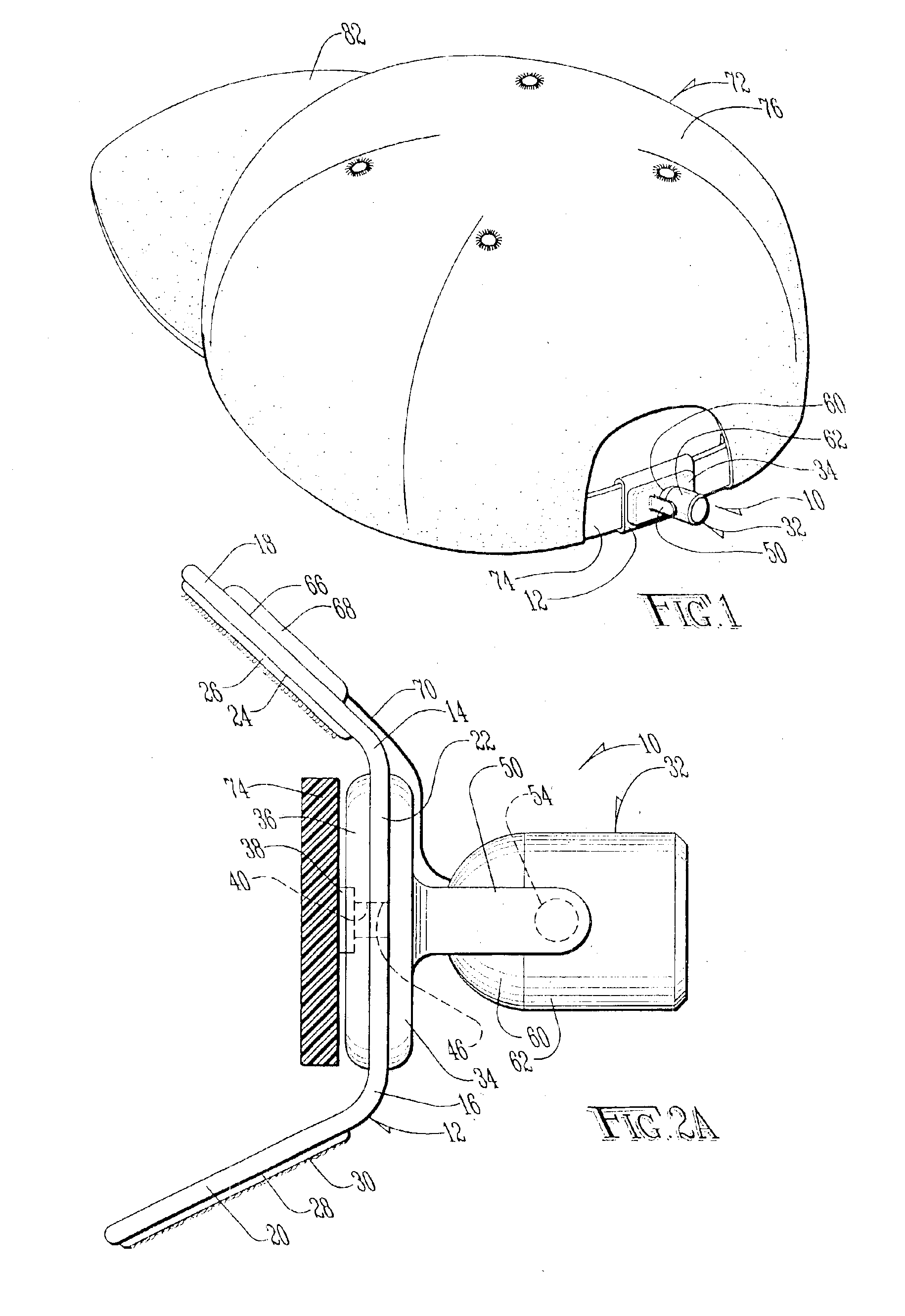 Cap mounted light