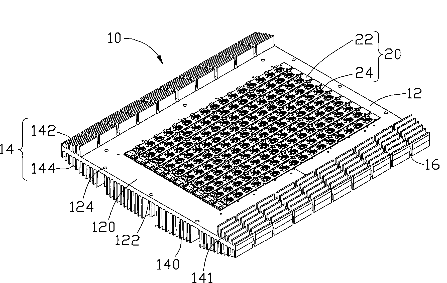 LED radiator