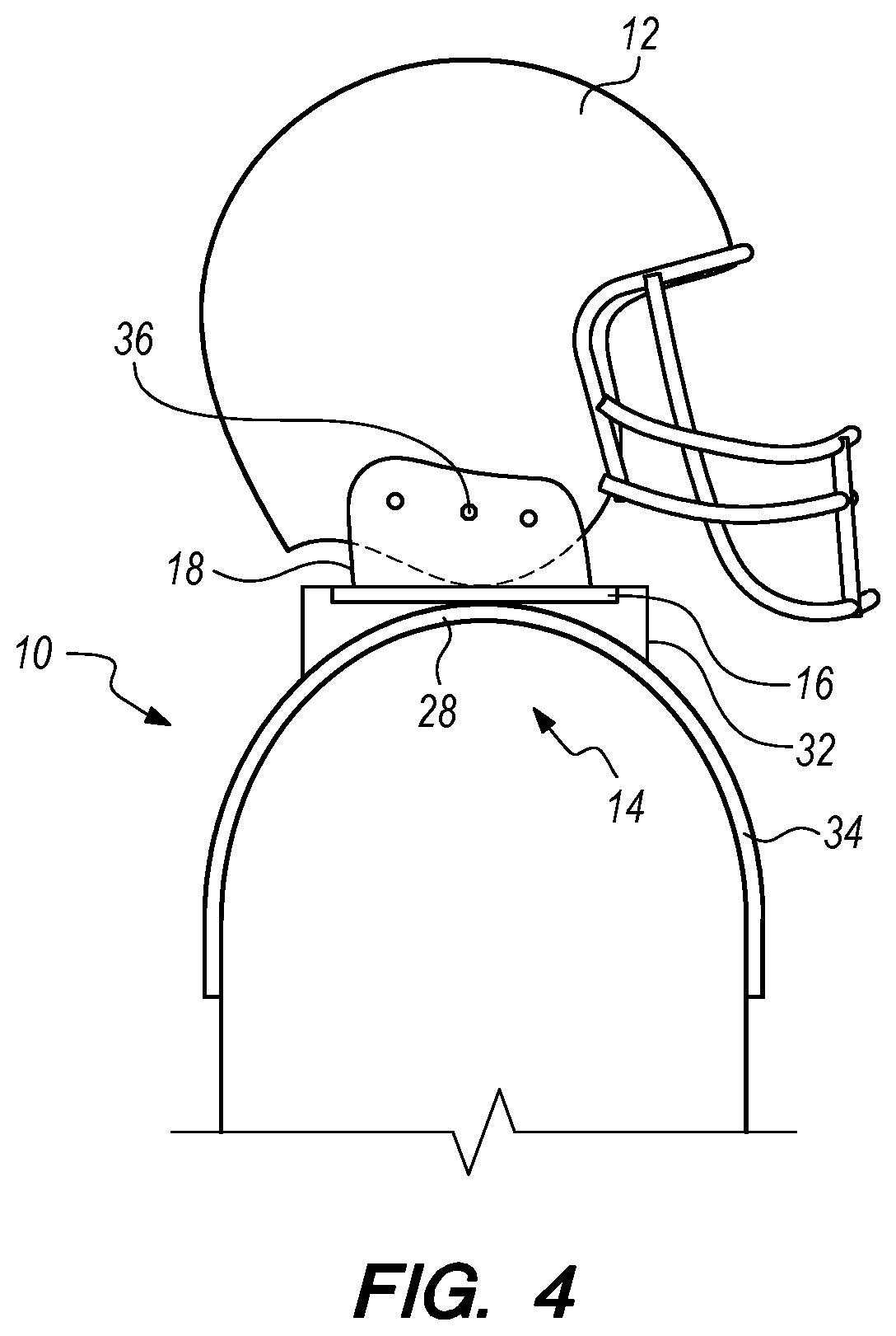 Protective helmet attachment