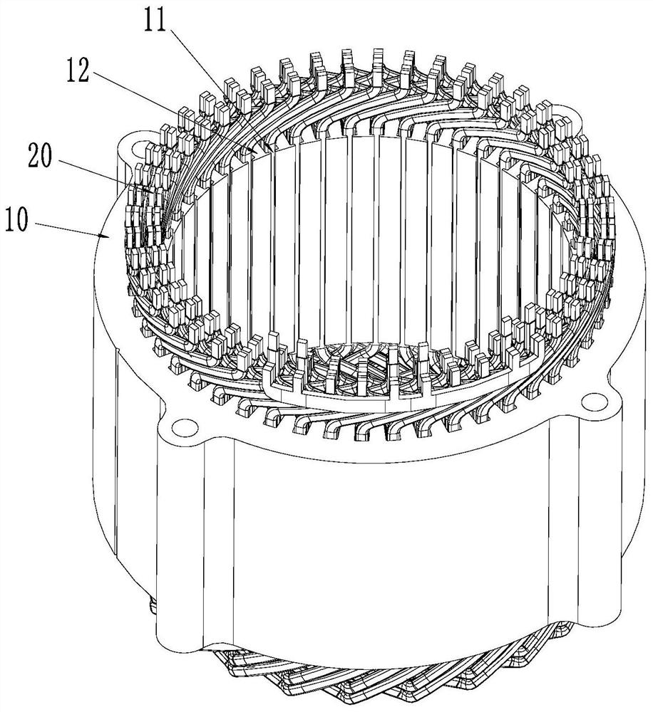 Stator and motor with same