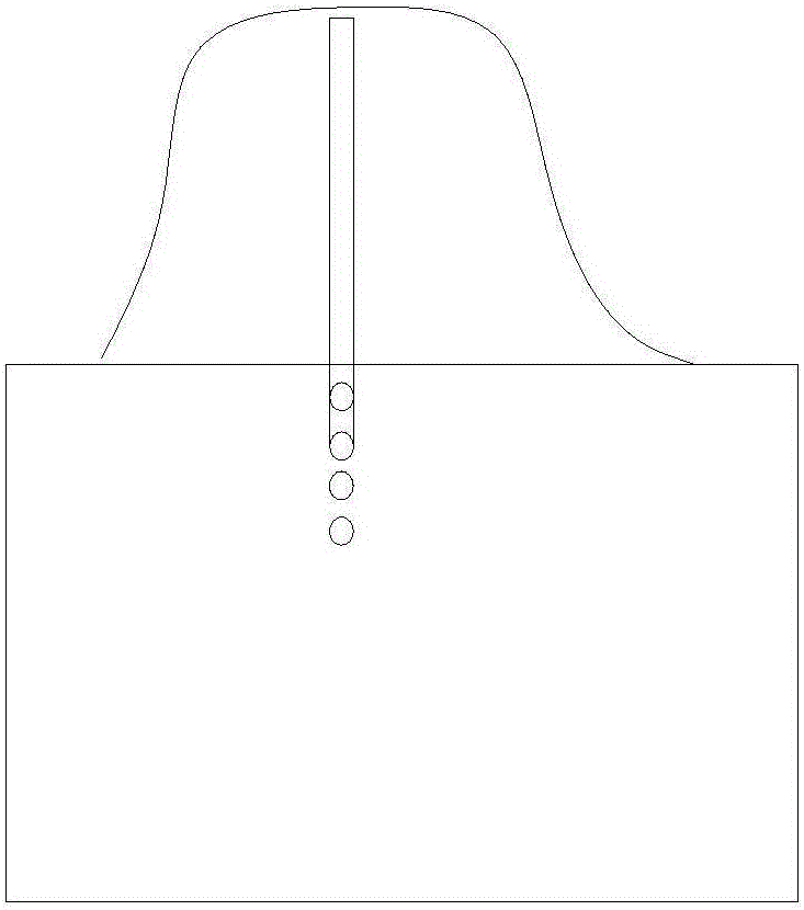 Roadway roof-fall zone detection and processing method based on radar detection technique