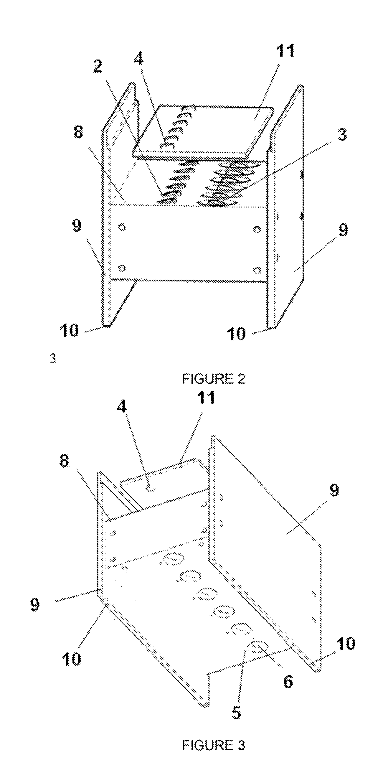 Portable reflectometer and method for characterising the mirrors of solar thermal power plants