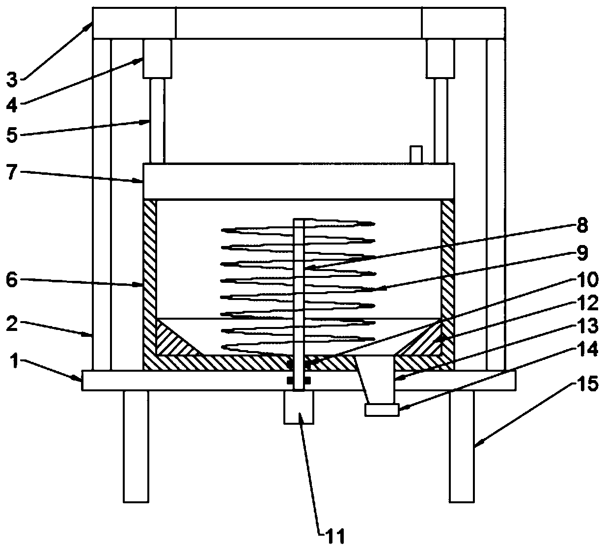 Grass material dehydrator utilizing solar energy to dehydrate directly