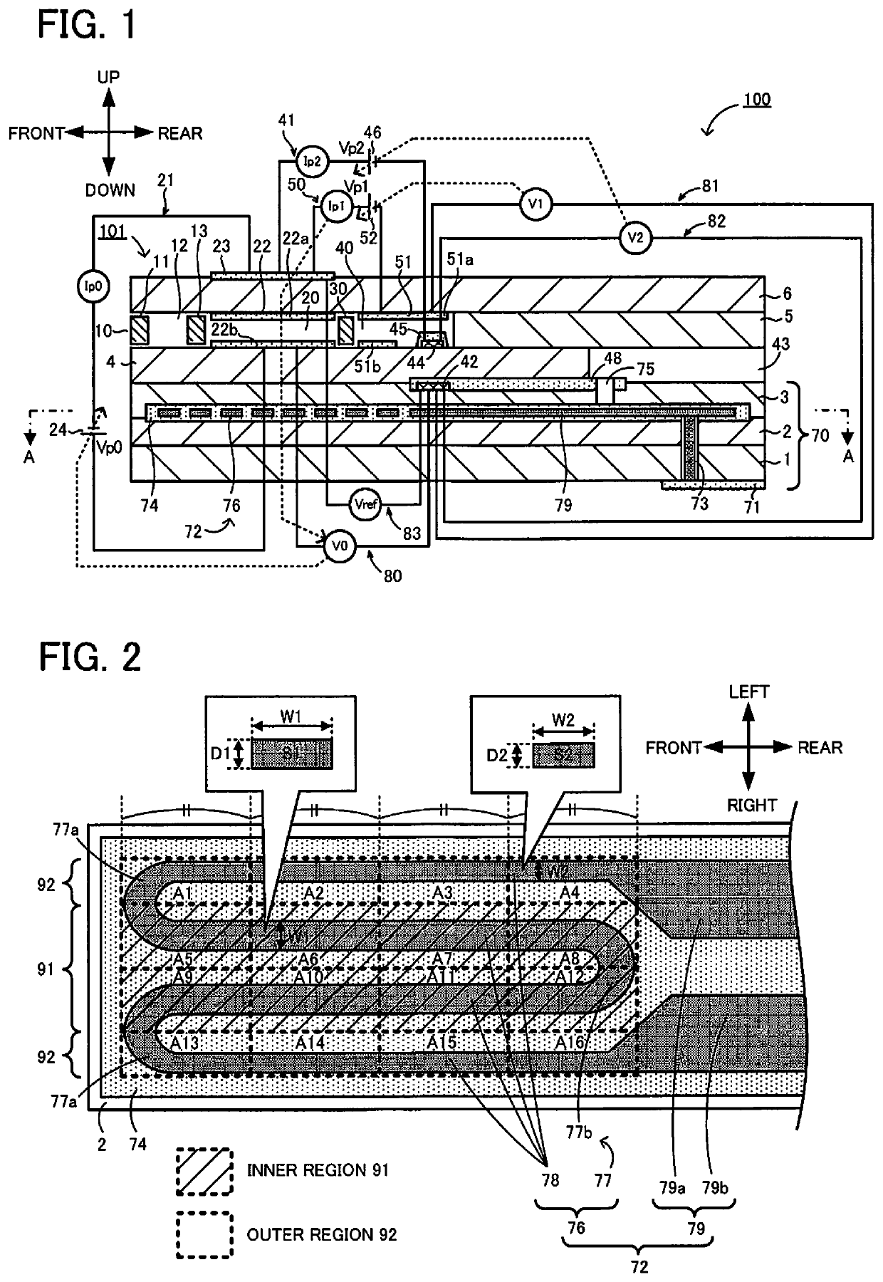 Ceramic heater, sensor element, and gas sensor