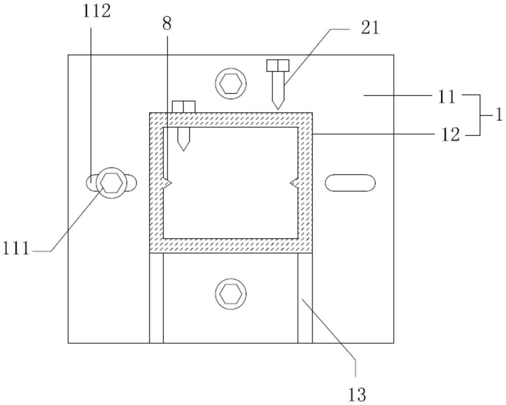 Dual-leveling decorative wall surface assembly type overhead mounting structure