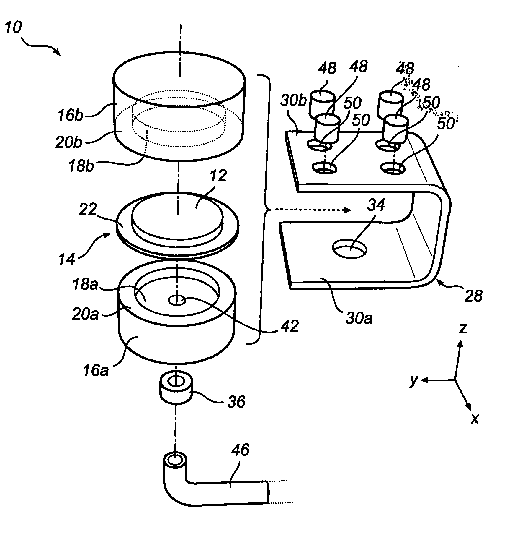 Piezoelectric transducer device