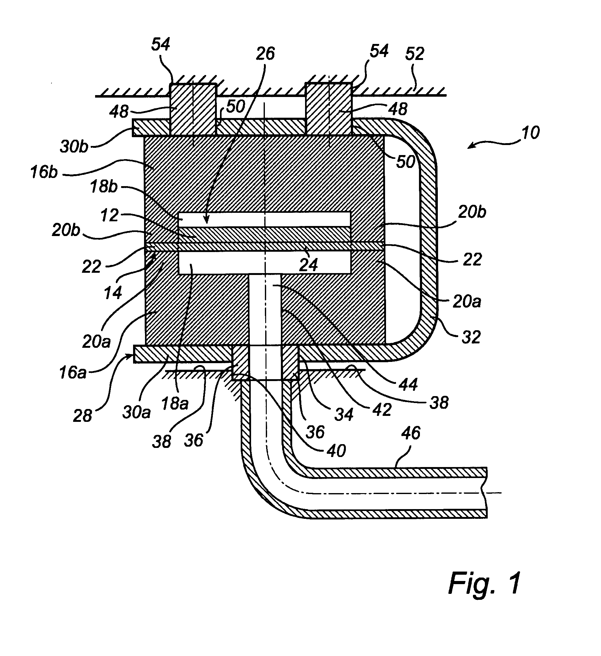 Piezoelectric transducer device