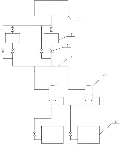 Efficient air compressor air feeding system