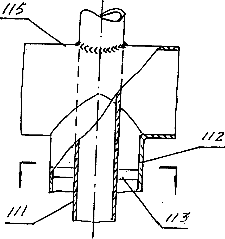 Buried reflux casing type circulating geothermal heat exchanger and use thereof