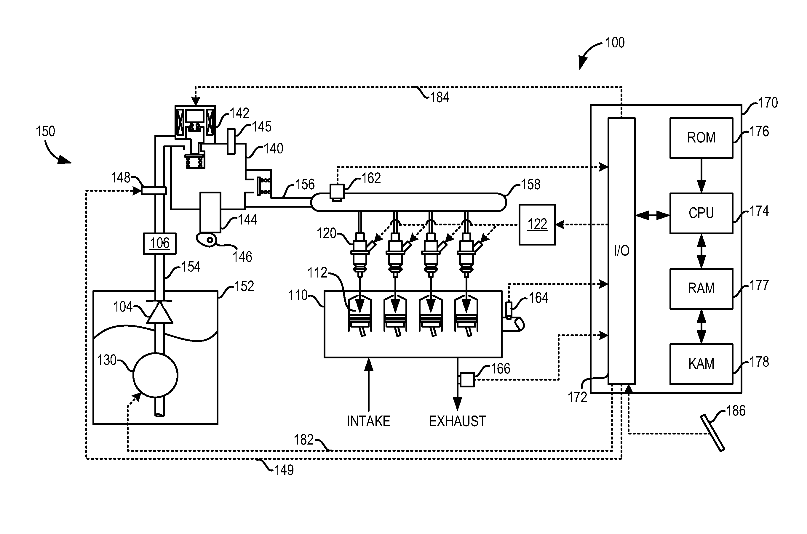 High pressure fuel pump control for idle tick reduction