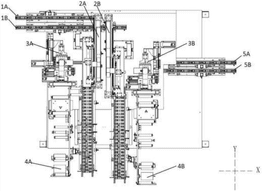 Vertical conveying machine for cells, vertical cell film coating machine, and film coating method of vertical cell film coating machine