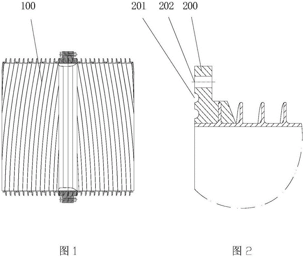 A manufacturing system for large-diameter steel-plastic winding pipe flanges