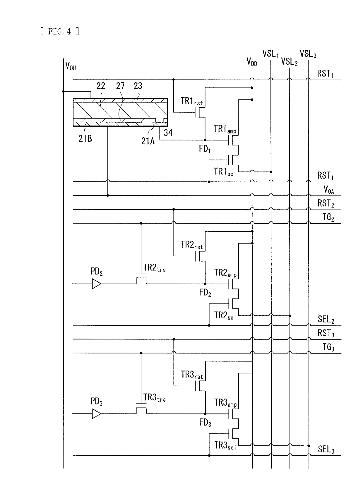 Solid-state imaging element and solid-state imaging apparatus