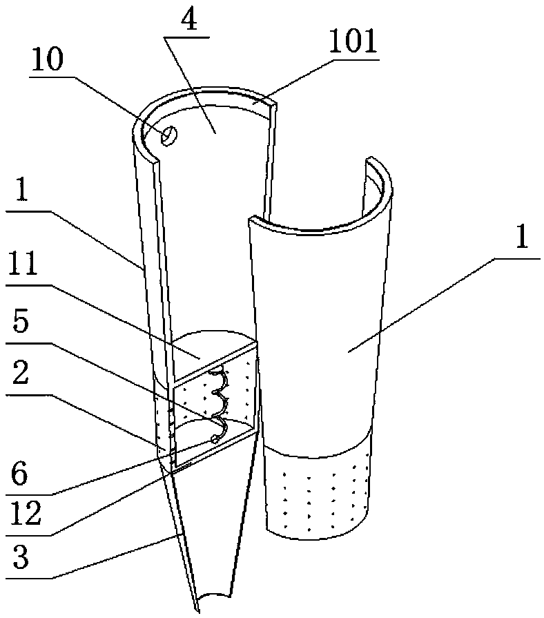 Multifunctional mashing tool used in kitchen