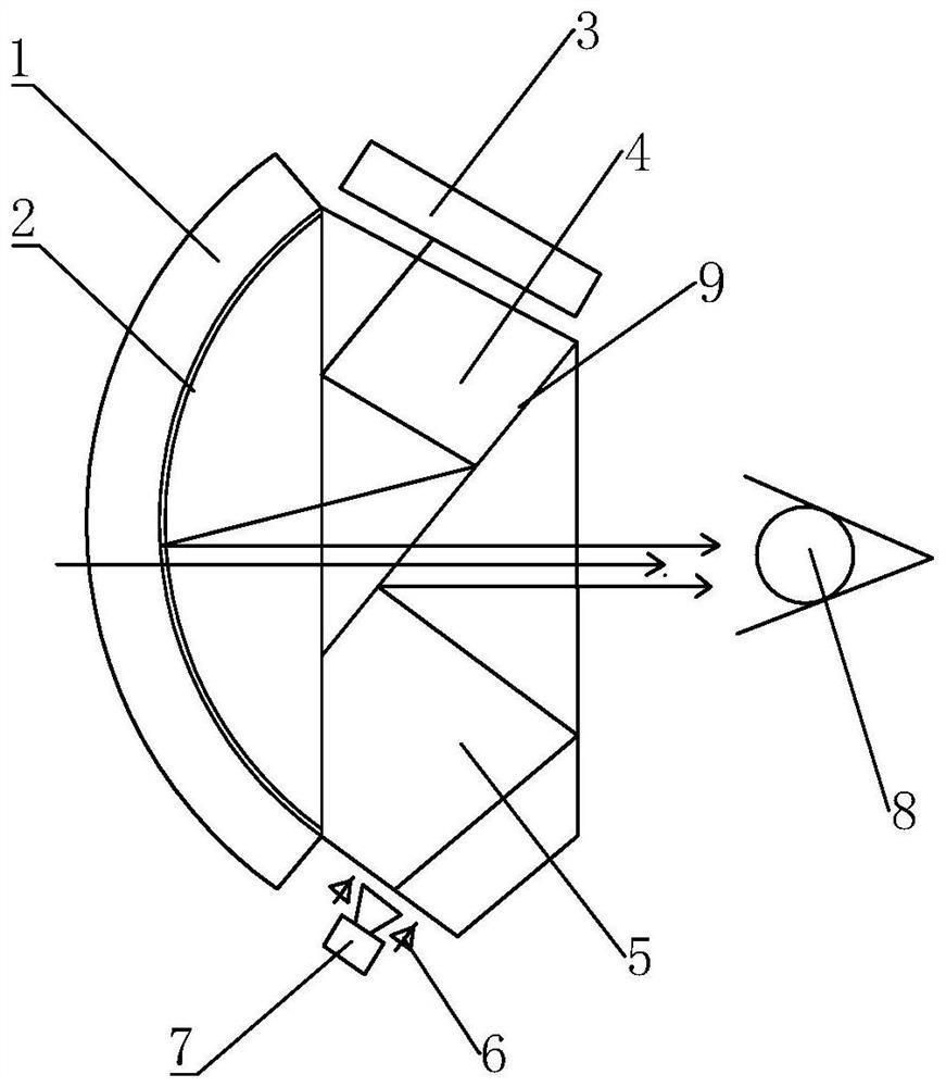 Eye movement tracking optical device, head-mounted display device and eye movement tracking method